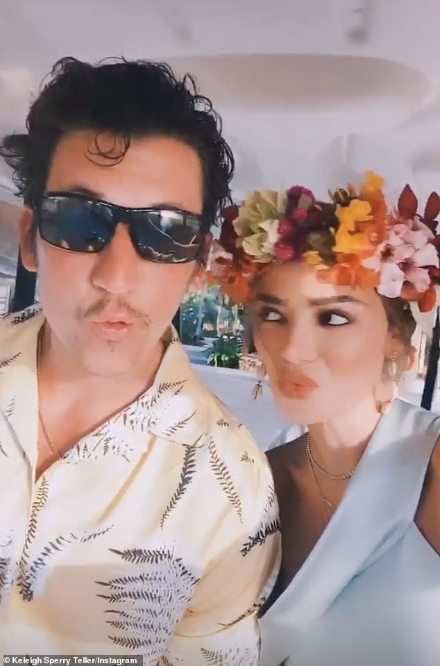 Top Gun S Miles Teller And Wife Keleigh Sperry Celebrate Their First