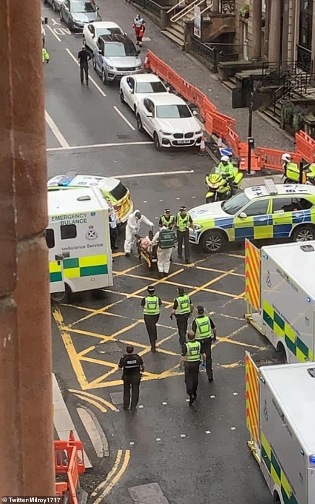 Major Incident Is Declared In Glasgow As Armed Police Swoop On Busy ...