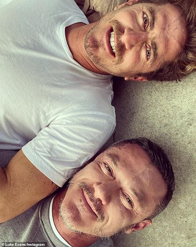 Luke Evans shares rare lovedup snap with his hunky boyfriend Rafa Olarra ReadSector
