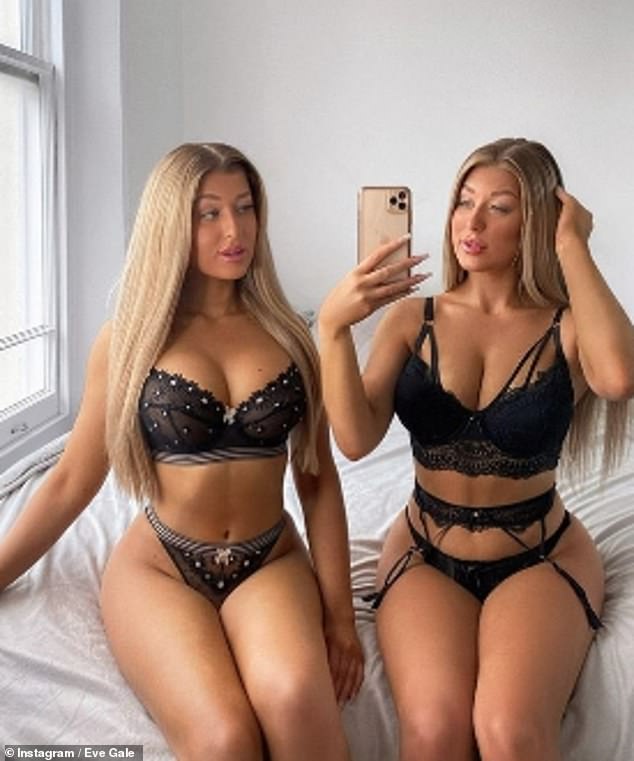 Love Island S Jess And Eve Gale Poses Up A Storm In Black Lingerie For Racy Snaps ReadSector