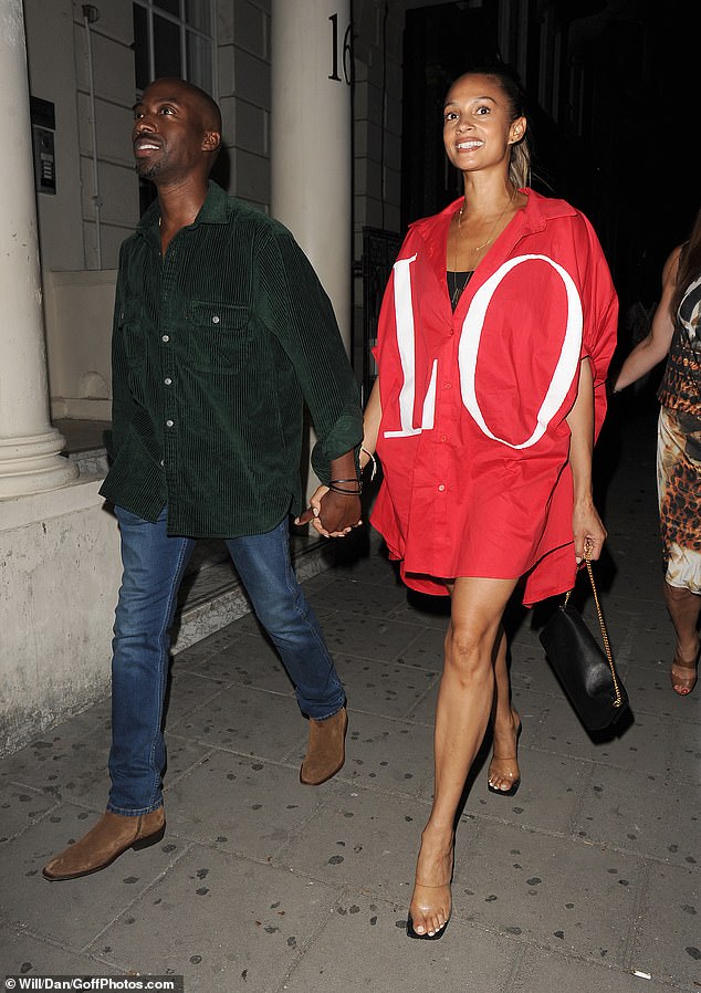 Alesha Dixon Enjoys An Evening Out With Husband Azuka Ononye For A Friends Birthday Readsector