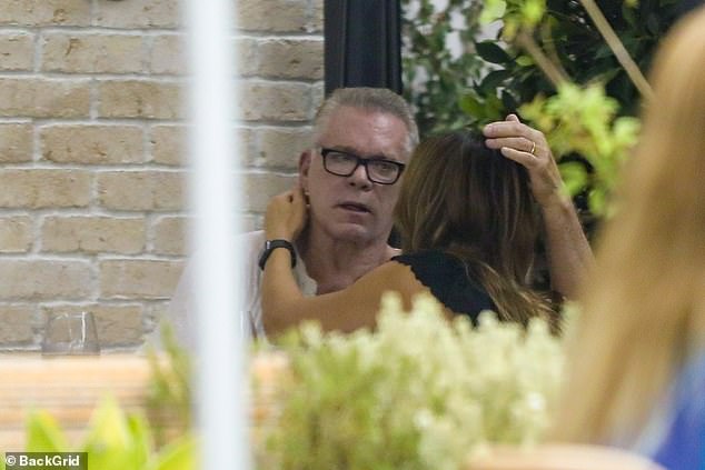 Ray Liotta And His Girlfriend Jacy Nittolo Have Romantic Lunch In