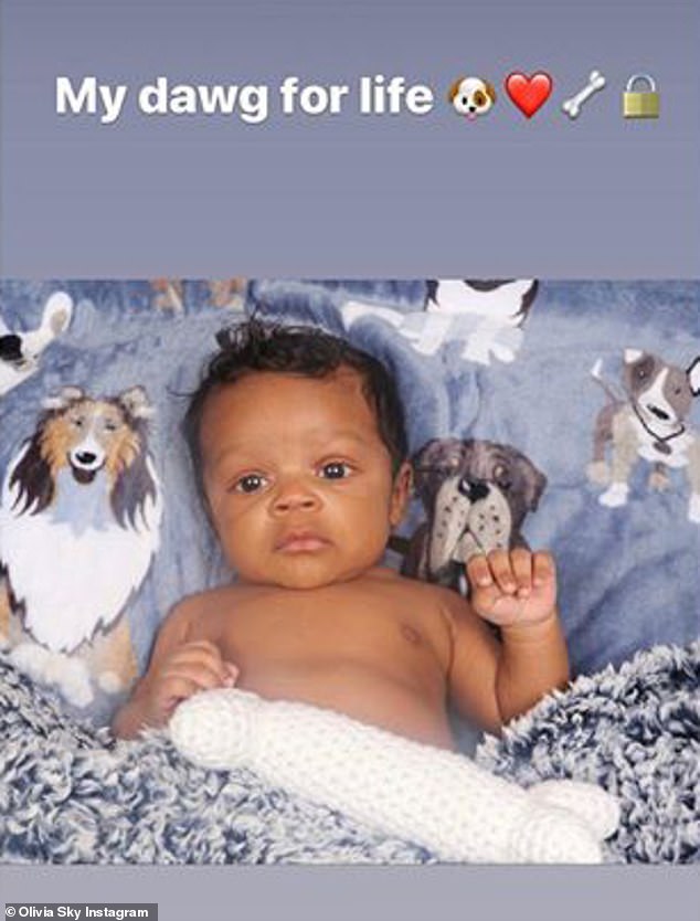 Bow Wow and Olivia Sky announce the birth of their son with an adorable dog-themed photo shoot ...