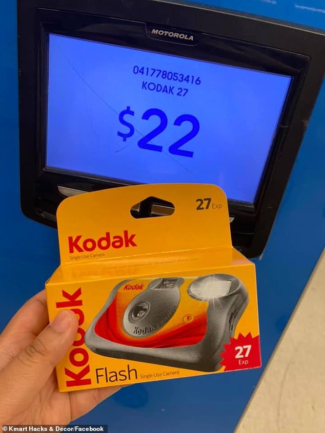 Kmart Australia shopper is shocked to find Kodak disposable cameras