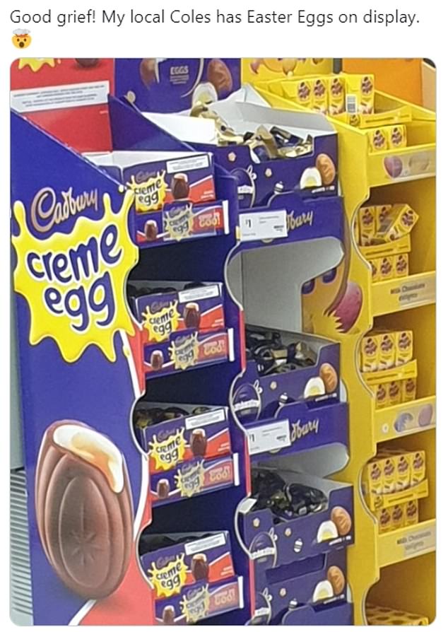 Coles begin stocking Easter eggs three MONTHS early ReadSector