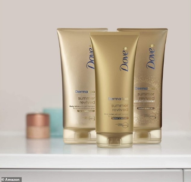 The hugely popular Dove tanning lotion is now on sale for betterthan