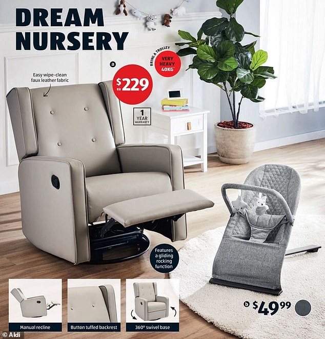 Aldi Australia set to bring back its popular rocking chair but with