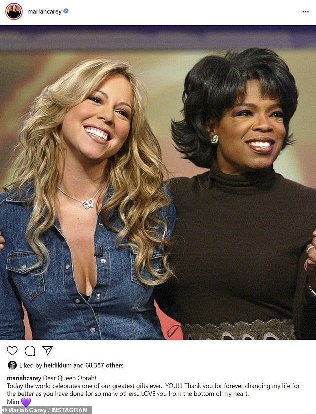 Mariah Carey And Alicia Keys Lead The Pack In Sweet Tributes To Oprah Winfrey On Her 67th 