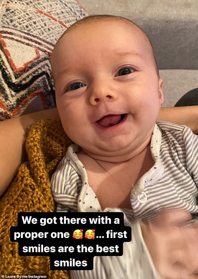 The Bachelor's Laura Byrne shares daughter Lola's first smirk - ReadSector