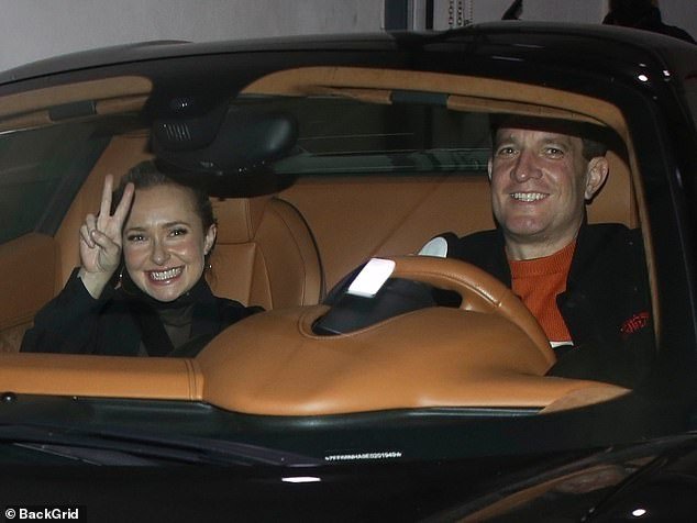 Hayden Panettiere makes rare public appearance catching a ride with