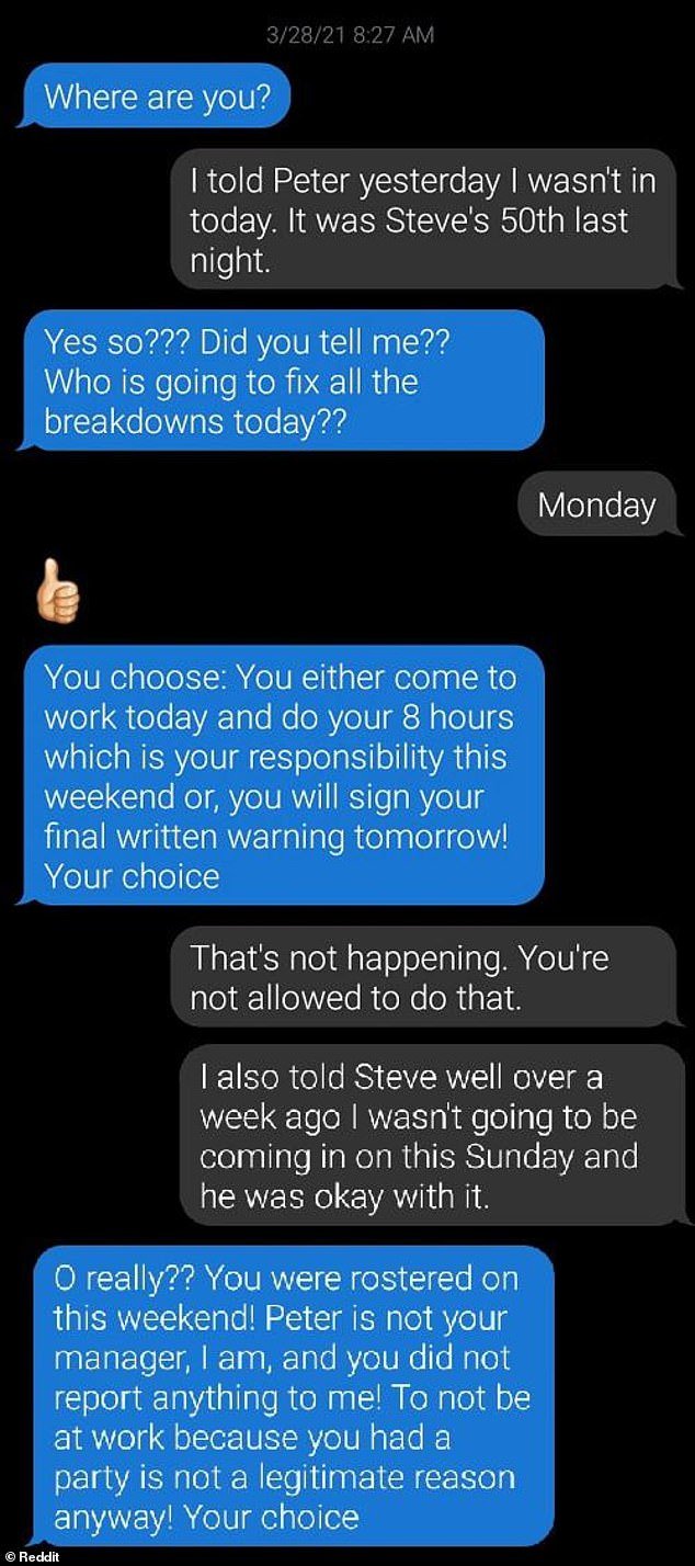 Australian Employee Asks Reddit Who Is In The Wrong After He Fails To Show Up For Sunday Shift Readsector