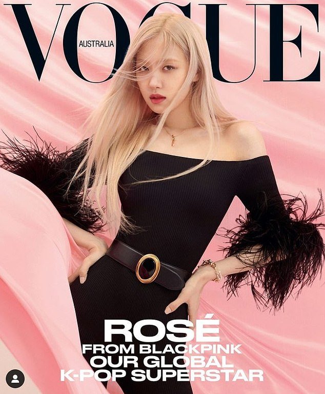 Australian K Pop Star Rosé From Girl Group Blackpink Graces The Cover Of Vogue Australia 