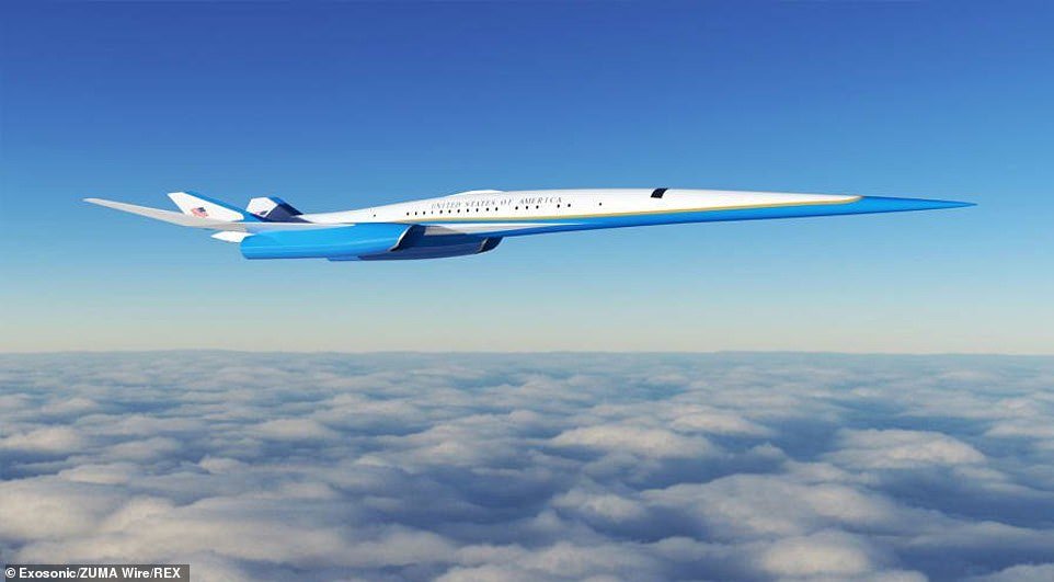 Renderings show cabin interior of supersonic presidential jet - ReadSector